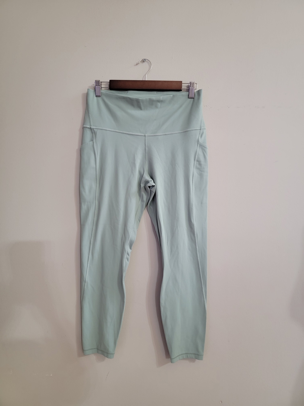 lululemon athletica Mid-Rise Mint Green Leggings Size 12